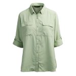 Mountain Designs Women's Wilpena II Long Sleeve Shirt Laurel Green - Image 4