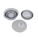 Pop Up Essentials Adjustable Colander Beige & Grey - Image 2