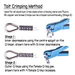 Toit Stainless Steel Crimpers Blue - Image 2