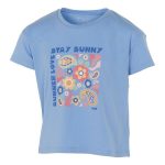 Trip In A Van Kids Summer Crop Tee Cornflower - Image 4
