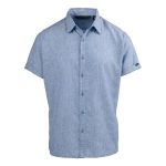 Mountain Designs Men's Zanzibar Short Sleeve Shirt Blue