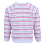 Cape Kids Girls Striped Crew Neck Fleece Striped - Image 2