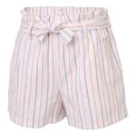 Cape Kids Girls Striped Paperbag Shorts Striped - Image 3