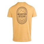 Mountain Designs Men's Yellow Heritage Short Sleeve Tee Curry - Image 4