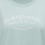 Mountain Designs Women's Australus Short Sleeve Light Teal Tee - Image 4