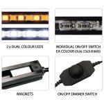 Dune 4WD 12V 2 Bar Camping Light Kit Black - Image 5