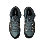 Salomon Women's Daintree Gore-Tex Mid Hiking Boots Stormy Weather, Ebony, Almond Cream - Image 2