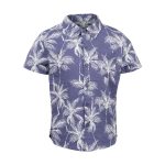 Cape Kids Boy's Tropical Short Sleeve Shirt Navy - Image 4