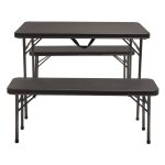 Oztrail Ironside Picnic Table Set Charcoal - Image 3