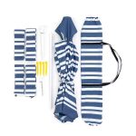 Life Maui Deluxe Beach Shelter Navy Stripe - Image 8