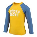 Body Glove Kids Long Sleeve Logo Rash Vest Golden Cob - Image 5