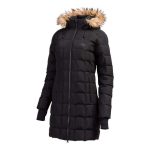 Mountain Designs Women's Liberty 700 Goose Down Hooded Longline Jacket Black - Image 3