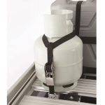 Prorack Alloy Tray Gas Bottle Holder Black - Image 2