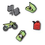 Crocs Dirt Bike Jibbitz 5 Pack Multicoloured - Image 2