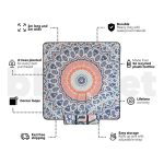 Nakie 2 x 2m Recycled Picnic Blanket Sound Of Summer 2X2M - Image 2