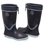 Burke Marine Men's Sea Boots Black & Grey - Image 26