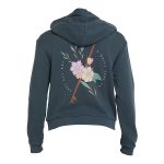 O'Neill Youth Girls' Scobie Slate Fleece Hoodie Slate - Image 5