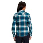 The North Face Women's Pacific Long Sleeve Shirt Goblin Blue Medium Bold Shadow - Image 3