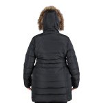 Gondwana Women's Cattai Long Plus Size Puffer Jacket Black - Image 5