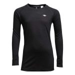 Mountain Designs Kids' Merino Blend Long Sleeve Top Black