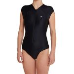 O'Neill Women's Laney Full Zip Short Sleeve Surfsuit Black