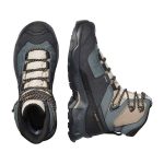 Salomon Women's Quest Element Gore-Tex Mid Hiking Boots Ebony & Stormy Weather - Image 7