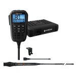 Ecoxgear 5 Watt Super Compact Remote UHF CB Radio Touring Pack Black