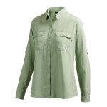 Mountain Designs Women's Wilpena II Long Sleeve Shirt Laurel Green - Image 9