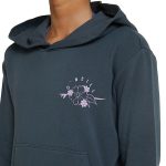 O'Neill Youth Girls' Scobie Slate Fleece Hoodie Slate - Image 3