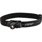 COAST Rechargeable Pure Beam Focusing LED Headlamp 400 Lumens Black