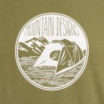 Mountain Designs Men's Green Heritage Short Sleeve Tee Olive - Image 2