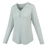 Gondwana Women's Warrie Henley Top Sage - Image 4
