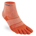 Injinji Women's Trail Mid Mini Crew Socks Geranium - Image 3