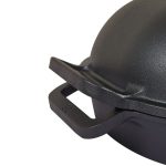 Campfire Cast Iron Oval Camp Oven 2 Piece Set Black - Image 8