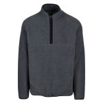 Cape Men's Quarter Zip Frost Fleece Charcoal Marle