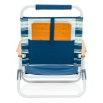 Life! Beach Chair With Table Deluxe Blue - Image 12