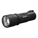 COAST 1000 Lumens Rechargeable Pure Beam Focusing LED Torch Black
