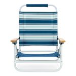 Life! Beach Chair With Table Deluxe Blue - Image 3