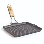 Campfire Cast Iron Grill Folding Frypan 28cm - Image 2