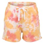 Trip In A Van Kids Tie Dye Knit Shorts Coral / Honey Tie Dye - Image 4