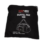 BlackWolf 100L Packaway Dufflepack Black - Image 2