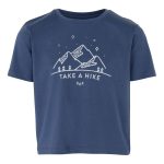 Cape Youth Girls Take A Hike Tee Blue