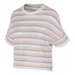 Trip In A Van Women's Knit Top Egret / Stripe - Image 3