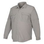 Cederberg Men's NFZ Hike Shirt Light Grey - Image 4