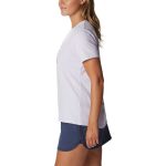 Columbia Women's Sun Trek Tee Purple Tint Heather - Image 2