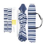 Life Maui Deluxe Beach Shelter Navy Stripe - Image 4