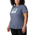 Columbia Women's Plus Size Sun Trek Tee Nocturnal / Swirl Graphic - Image 4