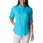 Columbia Women's Tamiami II Long Sleeve Shirt Ocean Teal - Image 3