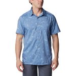 Columbia Men's Slack Tide Camp PFG Shirt Bluestone Trout