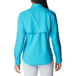 Columbia Women's Tamiami II Long Sleeve Shirt Ocean Teal - Image 2